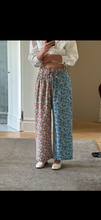 Load image into Gallery viewer, Half half wide leg pants
